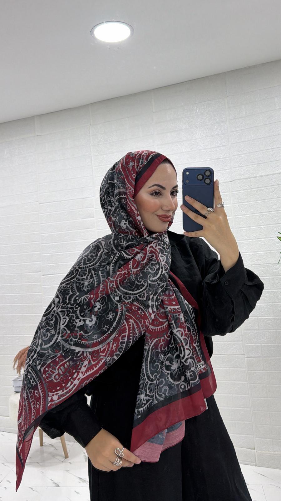 PAMUKLU ETNİK DESEN ŞAL