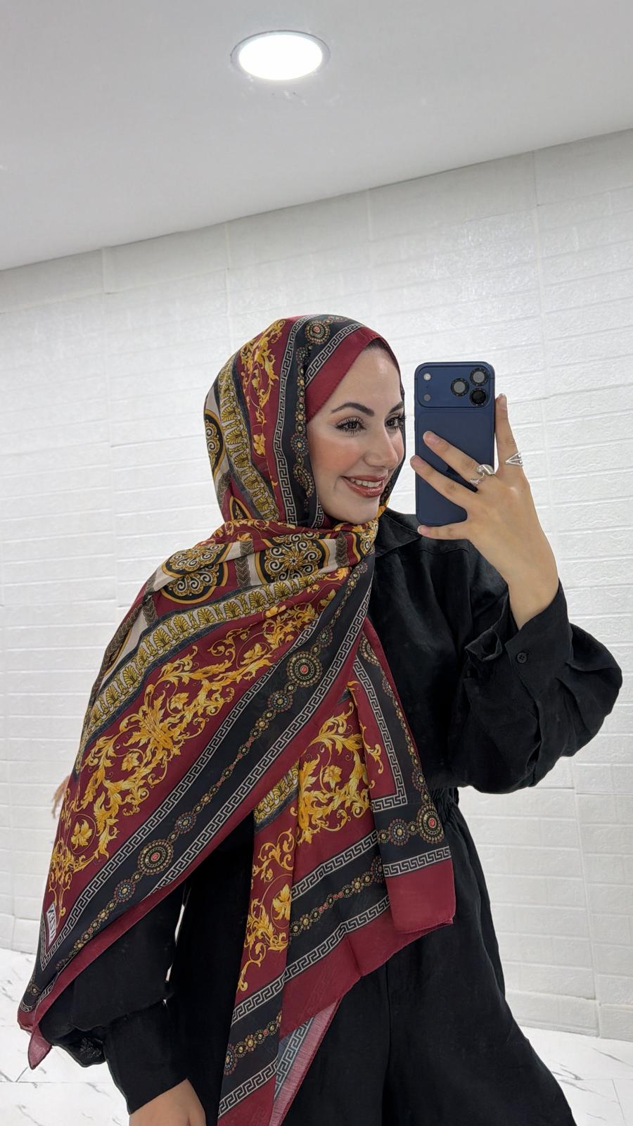 PAMUKLU ETNİK DESEN ŞAL