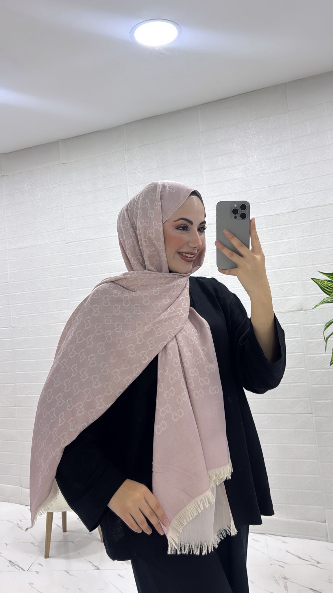 ÇİFT TARAFLI İTHAL YÜN İPEK G DESEN ŞAL