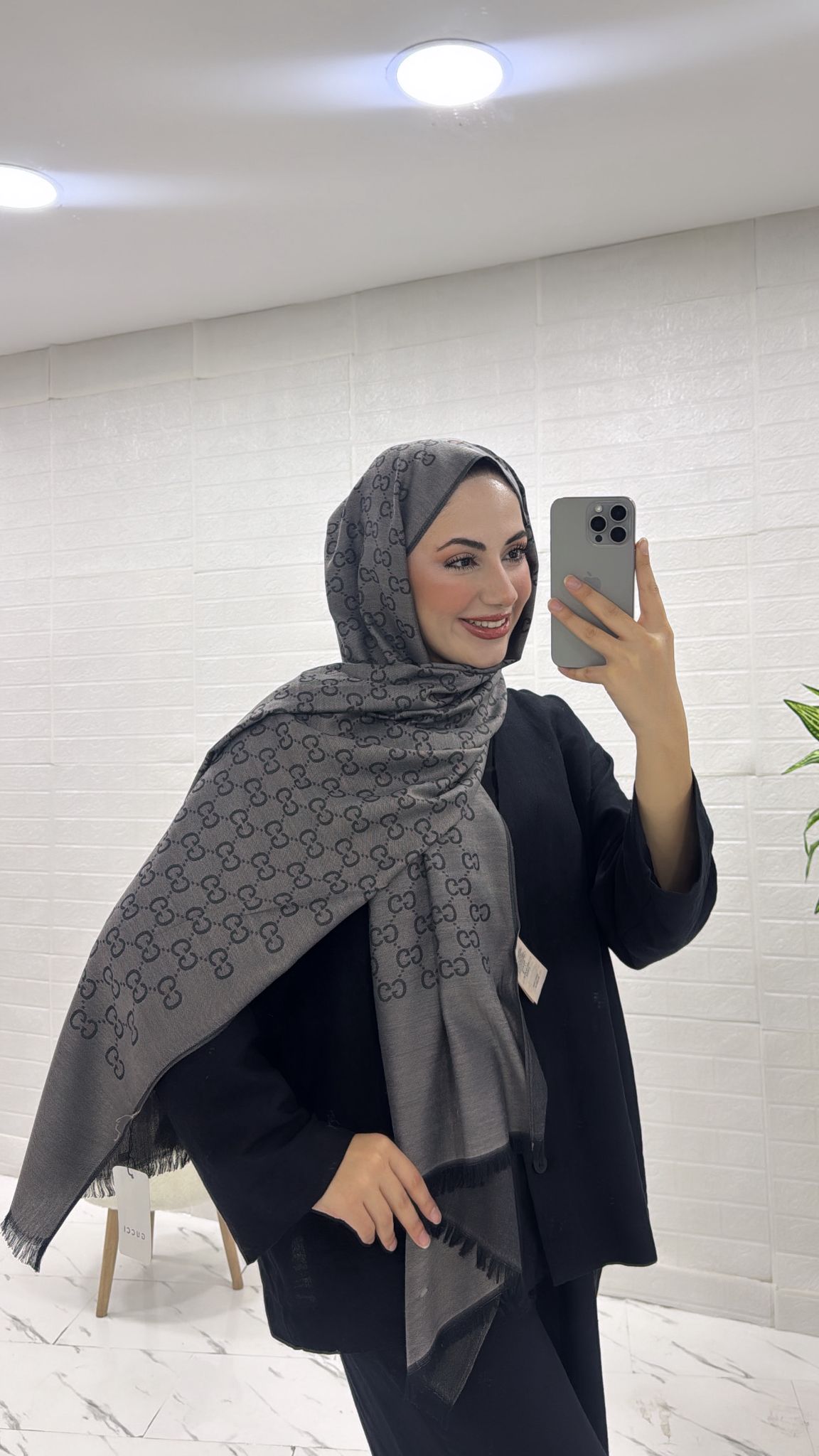 ÇİFT TARAFLI İTHAL YÜN İPEK G DESEN ŞAL