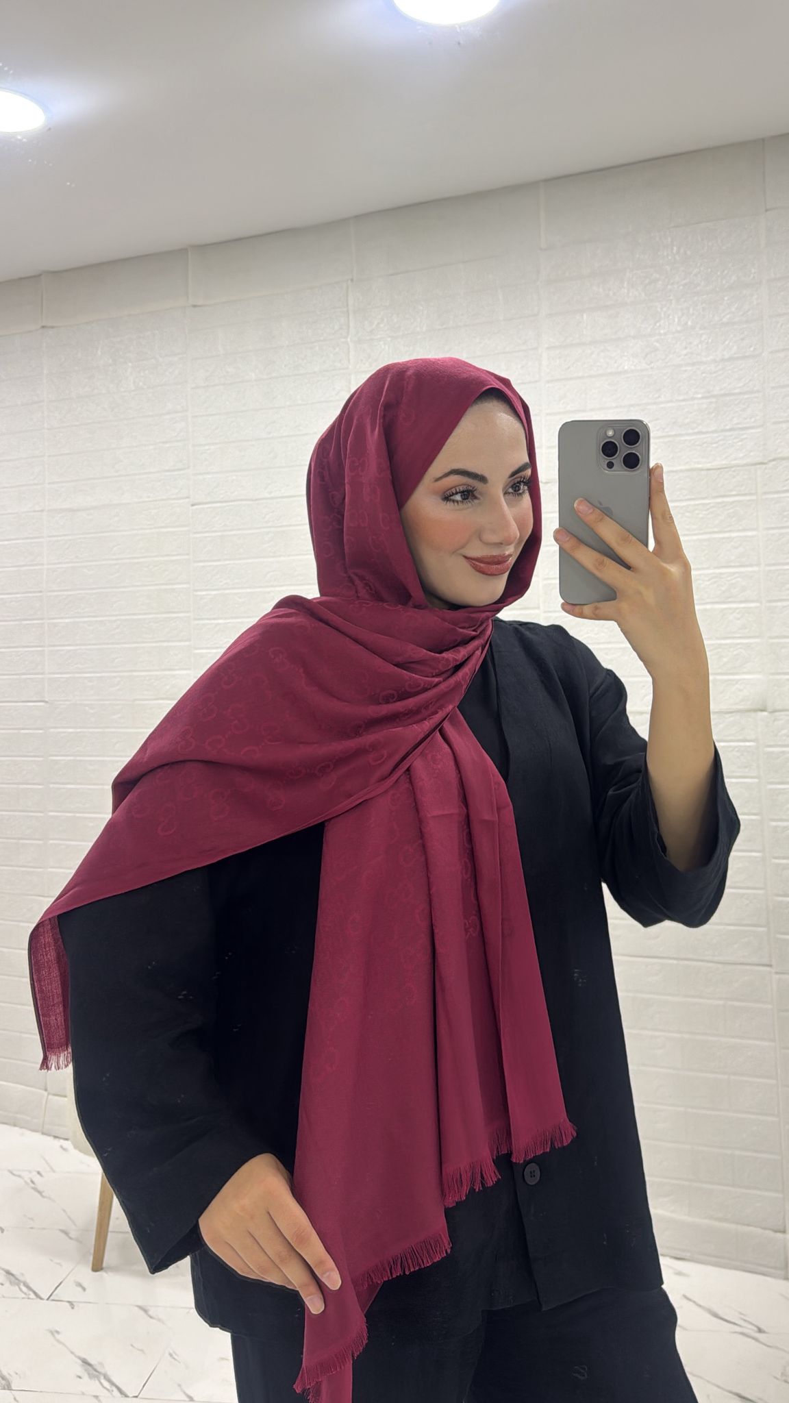 ÇİFT TARAFLI İTHAL YÜN İPEK COACH ŞAL