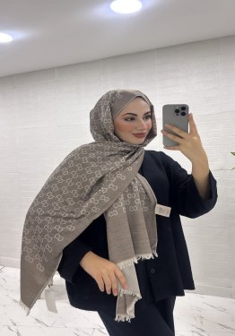 ÇİFT TARAFLI İTHAL YÜN İPEK G DESEN ŞAL