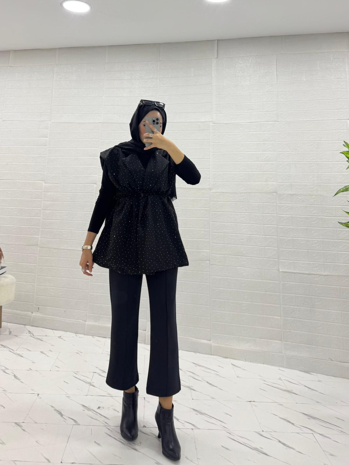 SİYAH SCUBA PANTOLON