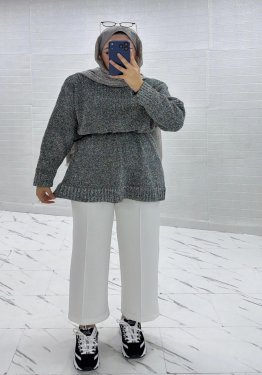 BEYAZ SCUBA PANTOLON