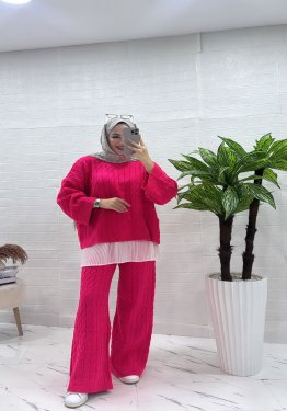 TRİKO TAKIM PEMBE