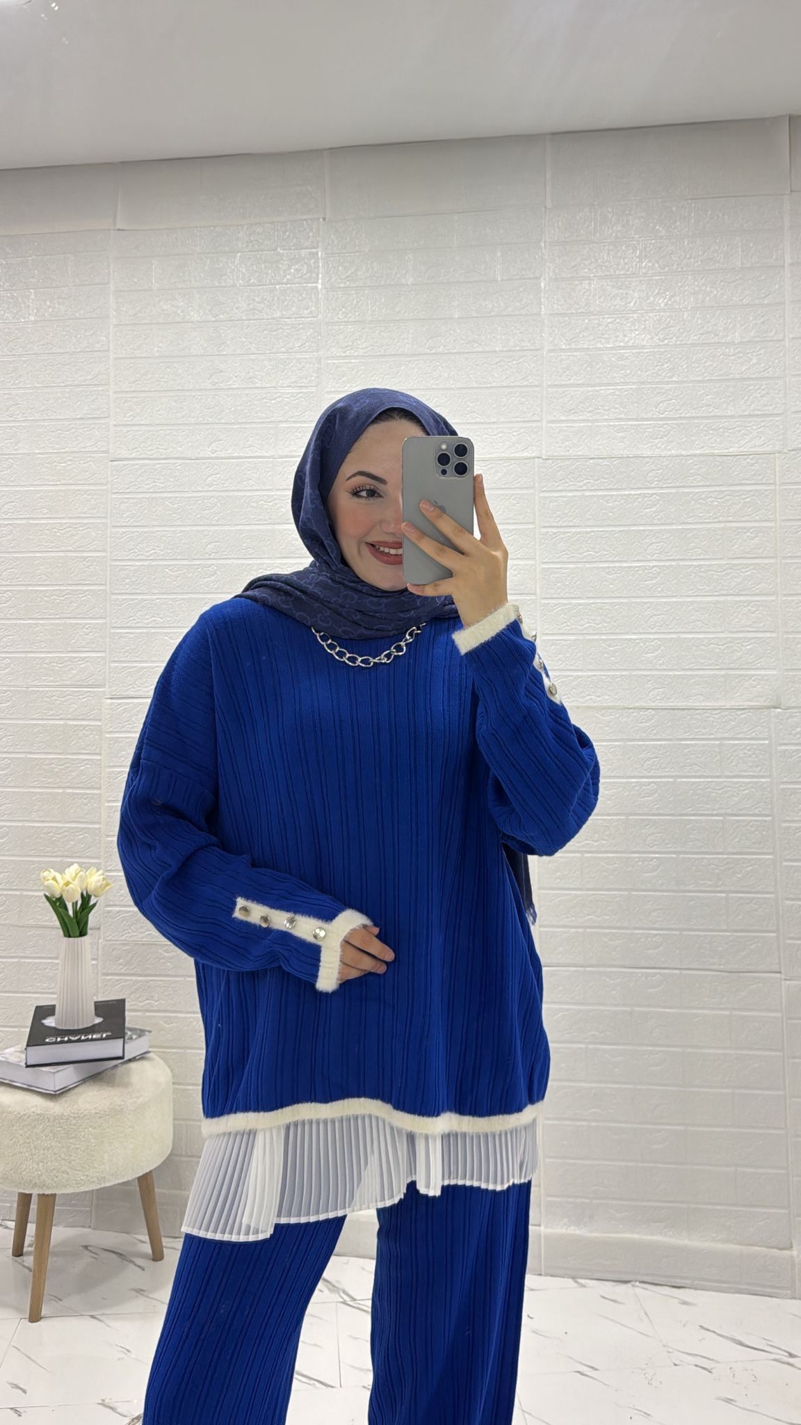 İKİLİ TRİKO TAKIM MAVİ