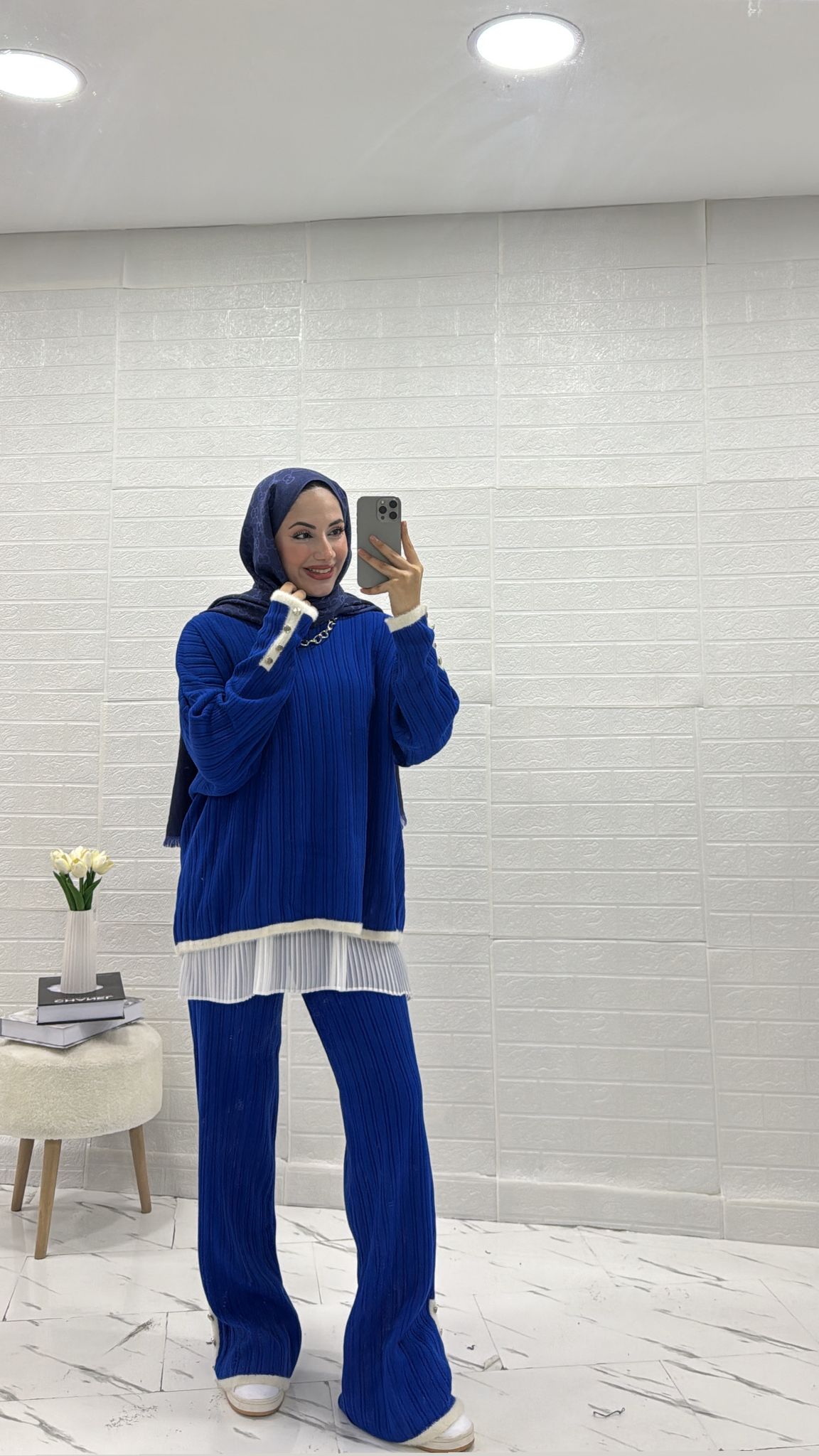 İKİLİ TRİKO TAKIM MAVİ