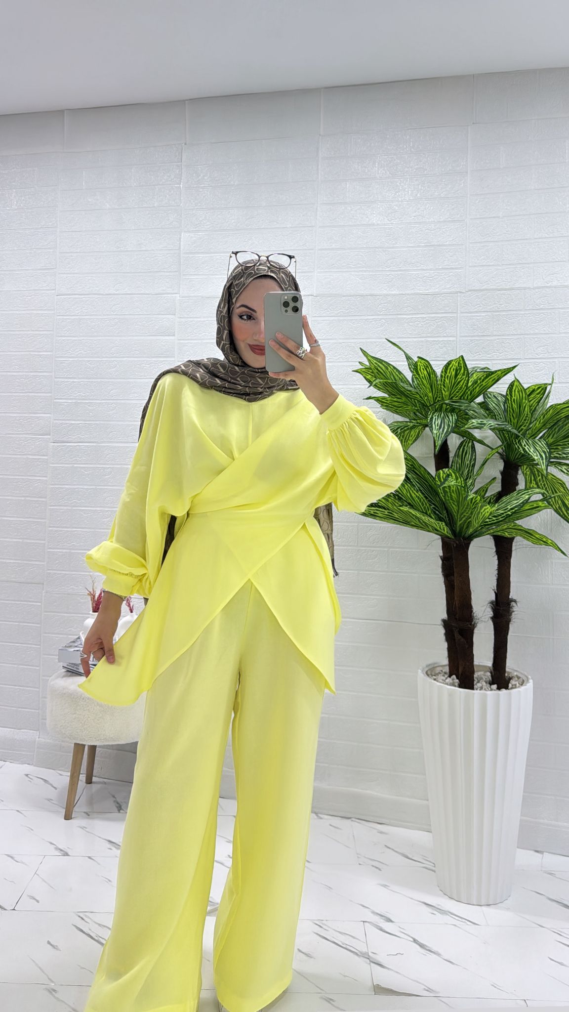 ÇAPRAZ BAĞLAMALI İKİLİ TAKIM SARI