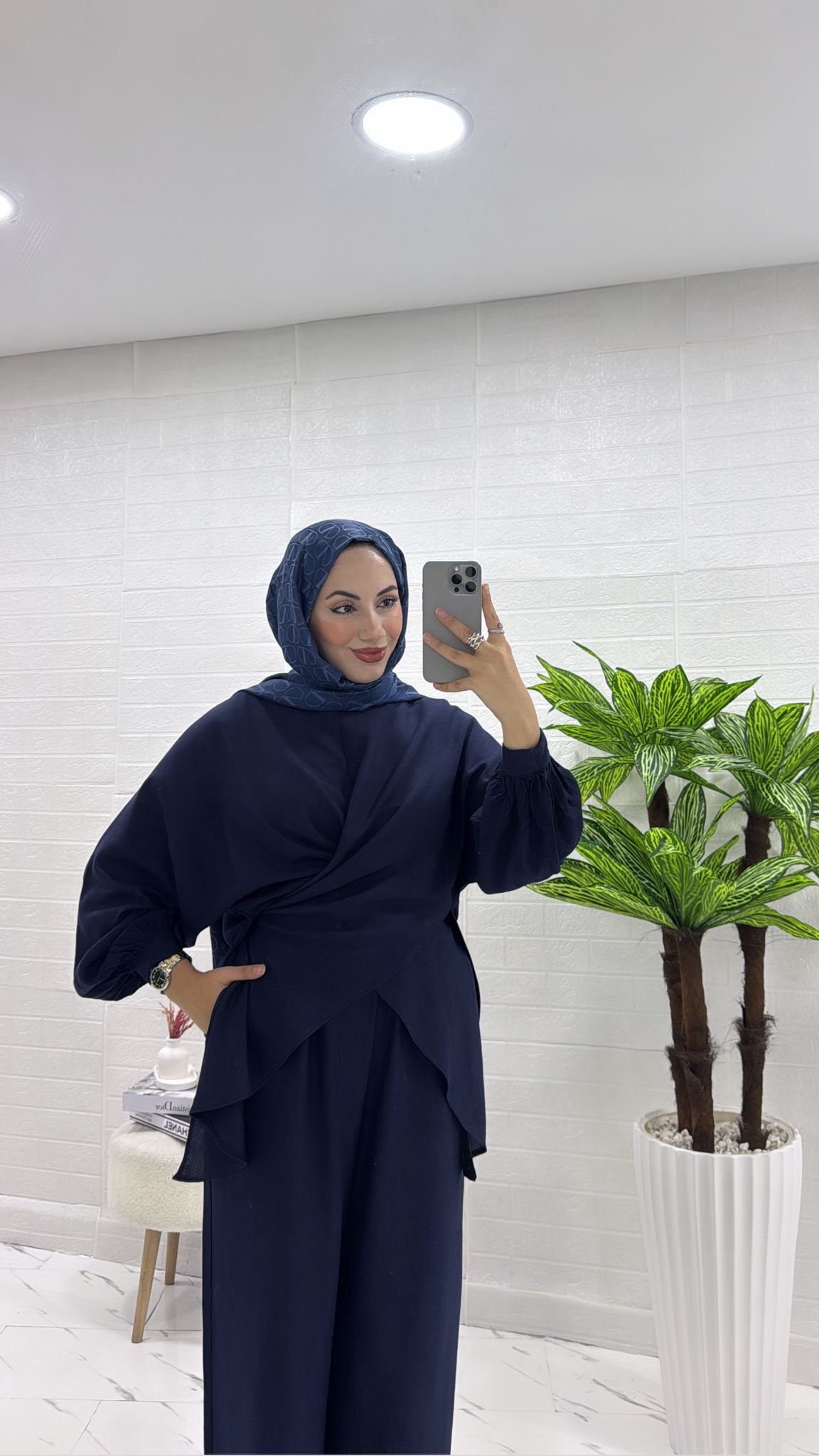 ÇAPRAZ BAĞLAMALI İKİLİ TAKIM LACİVERT