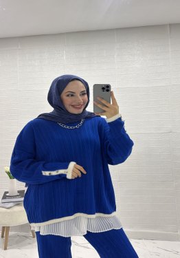 İKİLİ TRİKO TAKIM MAVİ